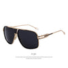 MERRY'S Men's Sunglasses Newest Vintage Big Frame Goggle Summer Style UV400