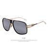 MERRY'S Men's Sunglasses Newest Vintage Big Frame Goggle Summer Style UV400