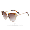 MERRY'S Women Fashion Flower Crystal Decoration Half Frame Butterfly Sunglasses