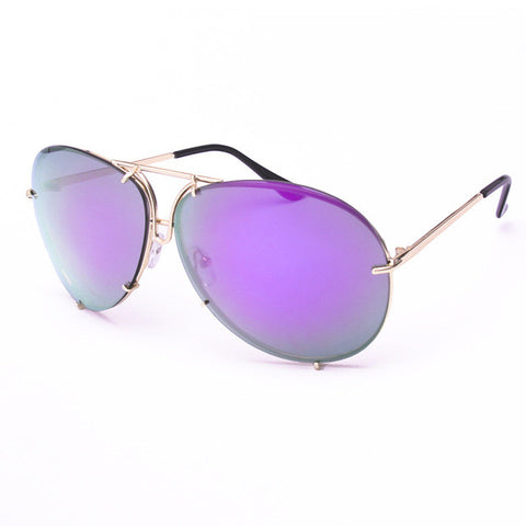 ROAYL GIRL High Quality Women Retro Sunglasses Classic Brand Designer Oval Sunglasses