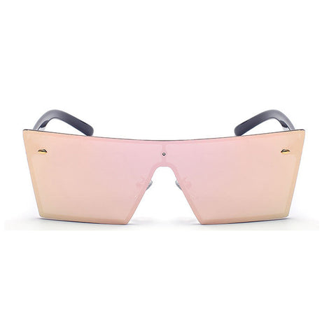 ROYAL GIRL Square Frame Women's Rimless Sunglasses Female Oculos Brand Designer