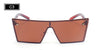 ROYAL GIRL Square Frame Women's Rimless Sunglasses Female Oculos Brand Designer