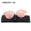 MERRY'S DESIGN Women Retro Cat Eye Sunglasses Lady Polarized Sun Glasses 100% UV Protection S'6214