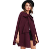 SHEIN Elegant Woman Fall Coat Korean Fashion Clothing for Womens Burgundy