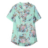 Blusas Feminina Elegant Womens 2018 Summer Floral Printed Blouse Shirt For Women Clothes