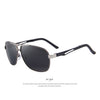 MERRY'S Men Classic Polarized Rectangle Sun glasses HD Polarized Aluminum Driving Sun glasses S'8758
