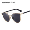 MERRY'S Fashion Women Cat Eye Sunglasses Women Classic Double-Bridge Shades UV400 S'8092